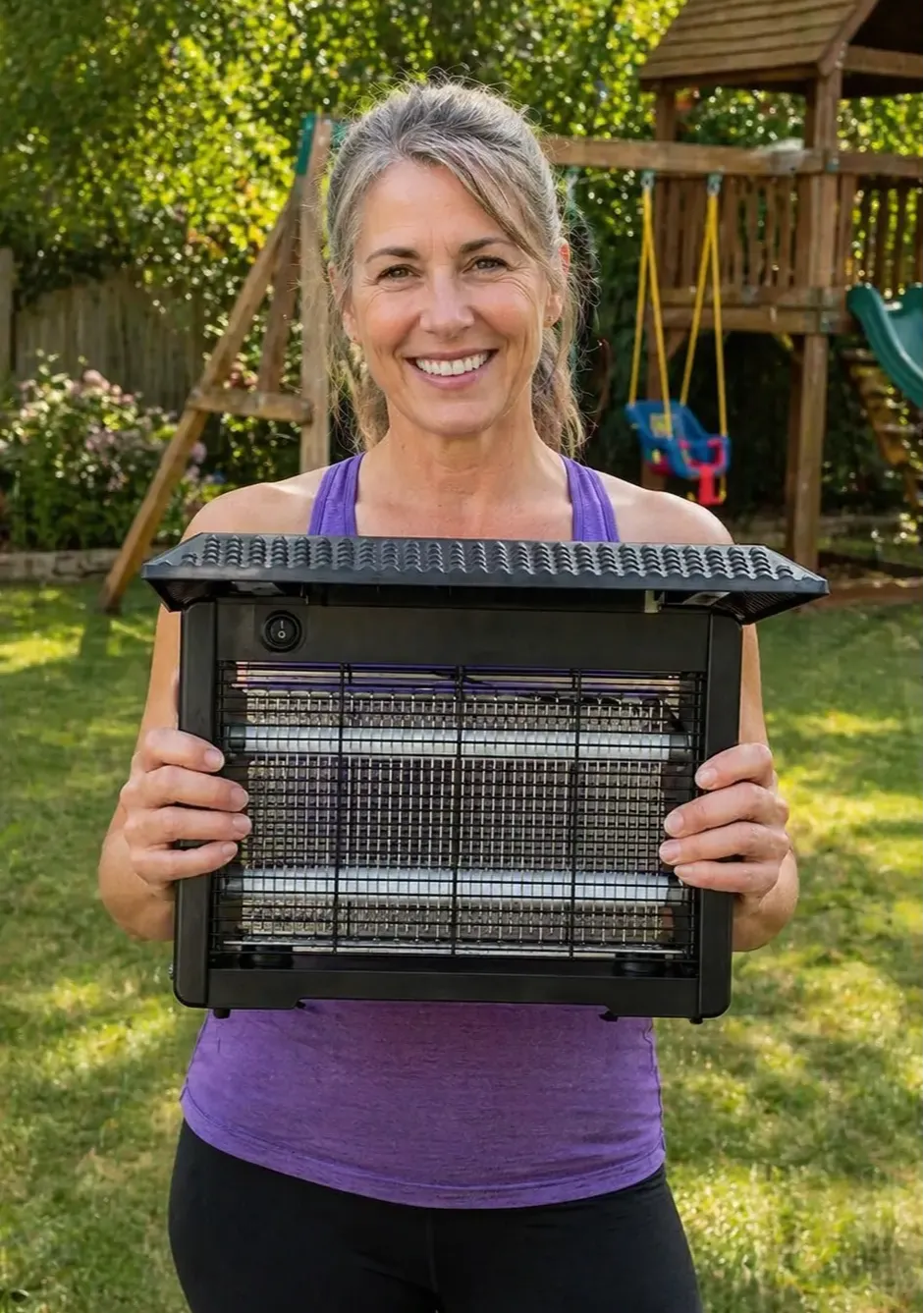 NovaVolt Solar Bug Zapper user Nina S.